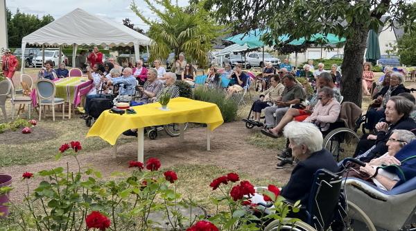 Barbecue à la maison de retraite